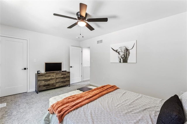 1513 Grey Wolf Dr, Imperial, MO 63052 - bedroom featuring carpet flooring, baseboards, and a ceiling fan