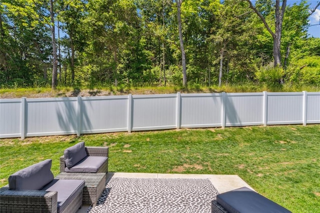 1513 Grey Wolf Dr, Imperial, MO 63052 - view of yard featuring outdoor lounge area and a patio area