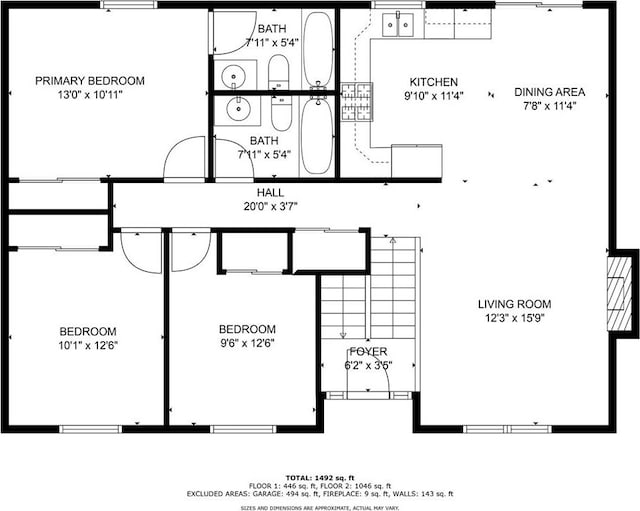 8 Lavadna Ct, Collinsville, IL 62234 - home floor plan