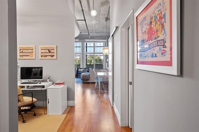 4100 Forest Park Ave Unit 323, Saint Louis, MO 63108 - home office featuring wood finished floors
