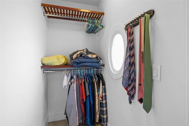 view of closet