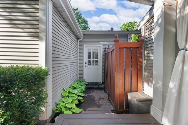 view of property entrance