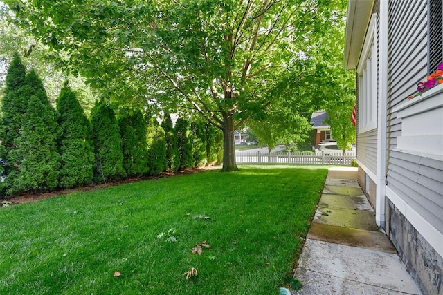 view of yard