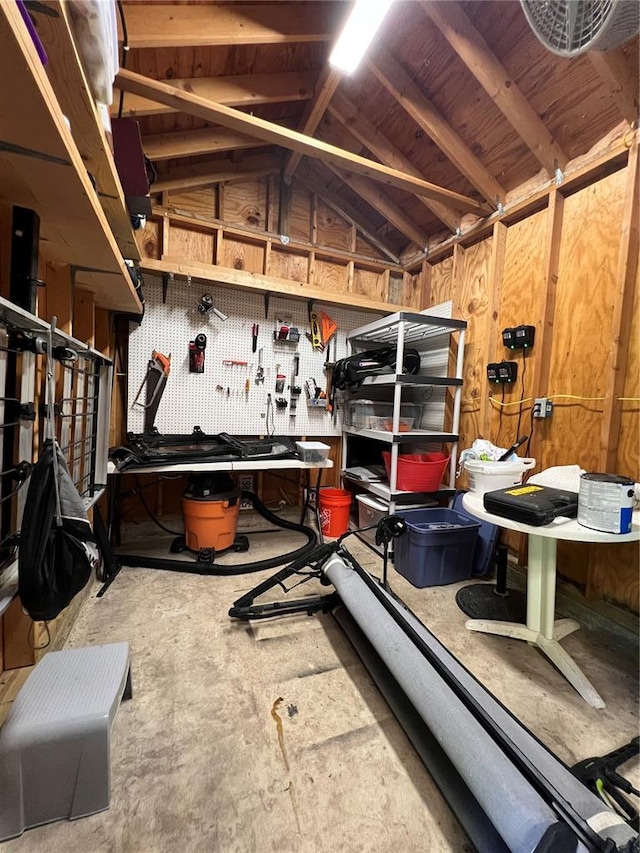 view of storage