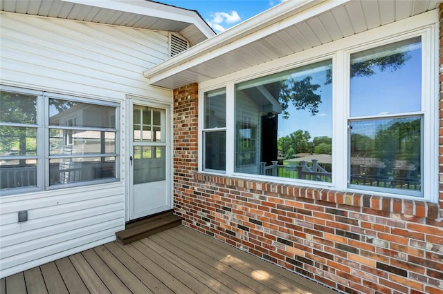 10014 Aldred Dr, Sunset Hills, MO 63128 - view of wooden terrace