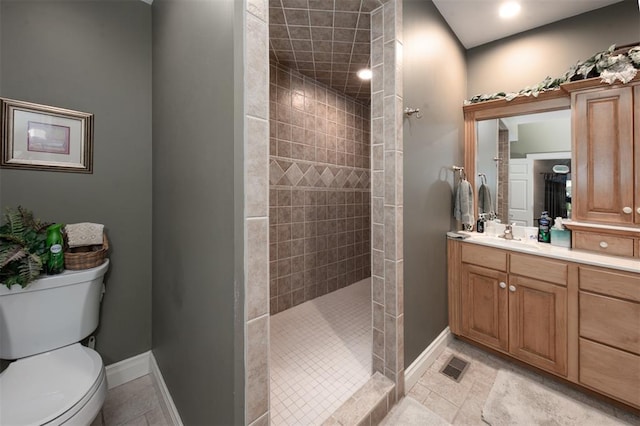 5193 Athlone Ct, Cedar Hill, MO 63016 - full bath with a walk in shower, toilet, baseboards, and vanity