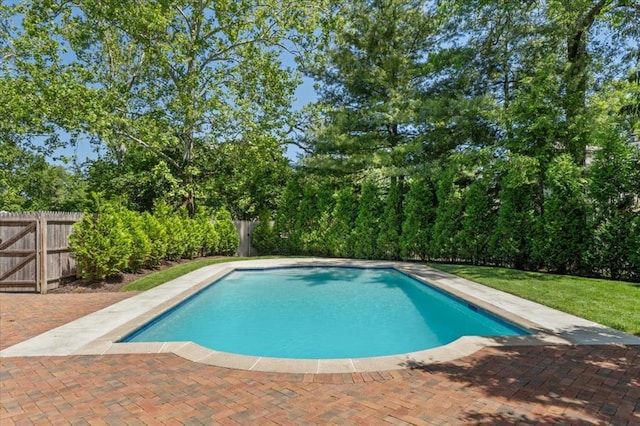 15 Briarcliff Rd, Ladue, MO 63124 - view of pool featuring a fenced backyard and a patio area
