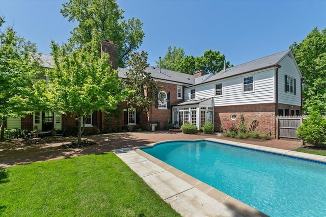 15 Briarcliff Rd, Ladue, MO 63124 - view of swimming pool