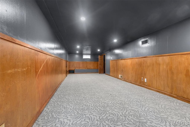 165 Saint Daniel Ln, Florissant, MO 63031 - finished basement featuring carpet and recessed lighting
