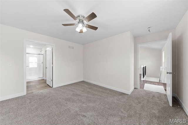 280 Railroad St, Moscow Mills, MO 63362 - spare room with carpet flooring and ceiling fan