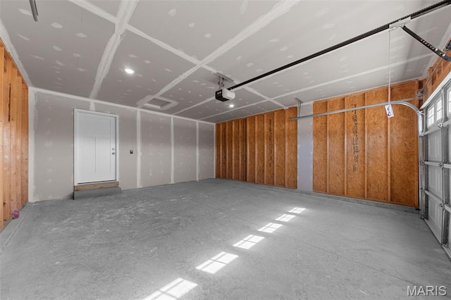 280 Railroad St, Moscow Mills, MO 63362 - garage featuring a garage door opener