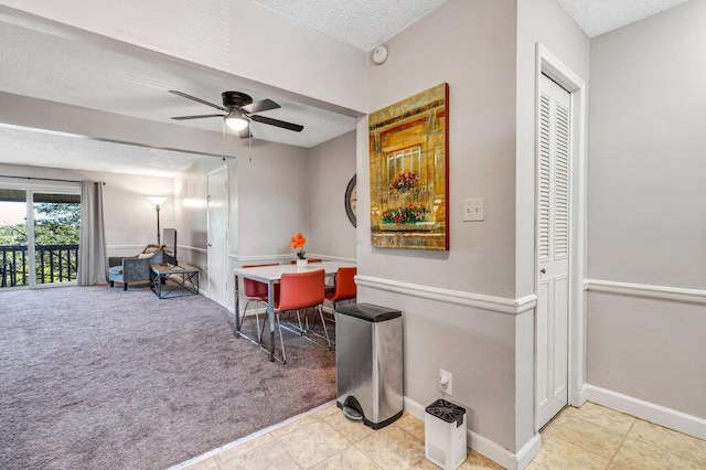 1843 Gascony Parc Dr Unit 1843, Lake St Louis, MO 63367 - interior space with a textured ceiling, carpet, and baseboards