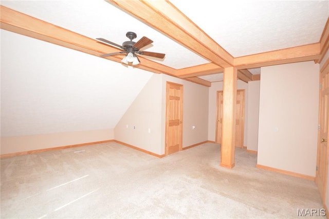 11370 County Road 5220, Rolla, MO 65401 - unfurnished living room with light colored carpet and a ceiling fan