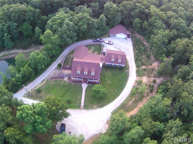 7011 Browns Ford Rd, Dittmer, MO 63023 - view of property location with a forest