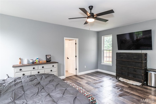 7011 Browns Ford Rd, Dittmer, MO 63023 - bedroom featuring wood finished floors and ceiling fan