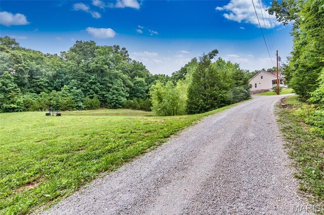 7011 Browns Ford Rd, Dittmer, MO 63023 - view of dirt / gravel road