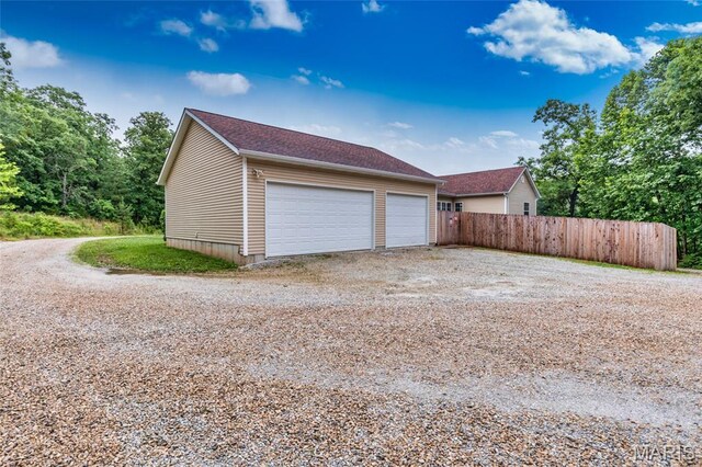 7011 Browns Ford Rd, Dittmer, MO 63023 - view of detached garage
