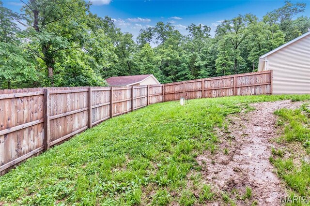7011 Browns Ford Rd, Dittmer, MO 63023 - view of fenced backyard