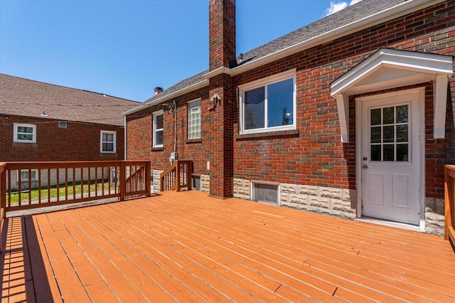 8908 Apache Ln, Overland, MO 63114 - view of wooden deck