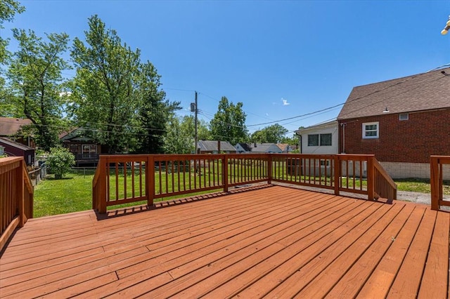 8908 Apache Ln, Overland, MO 63114 - view of wooden terrace