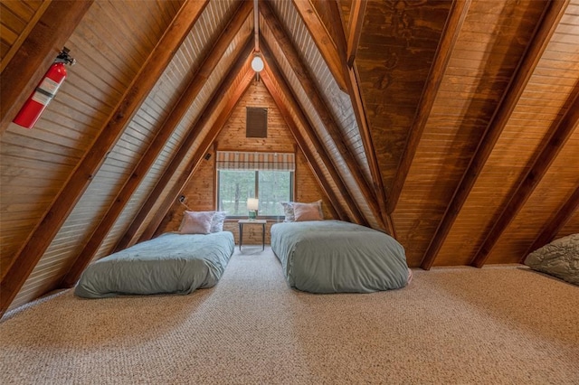84 E Altdorf Dr, Innsbrook, MO 63390 - carpeted bedroom featuring wood ceiling