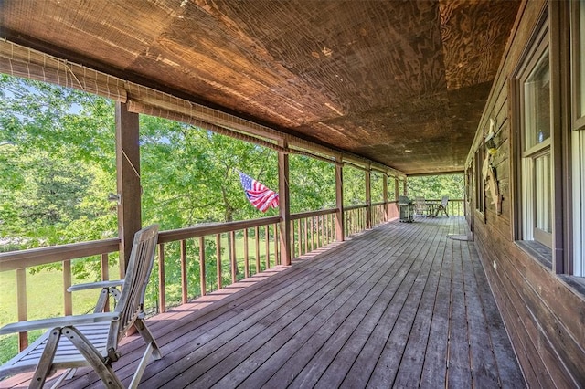 view of deck