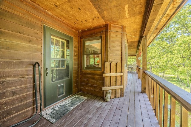 view of deck