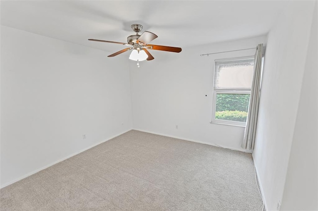 1404 Hampton Ct, Belleville, IL 62223 - carpeted empty room with a ceiling fan and baseboards