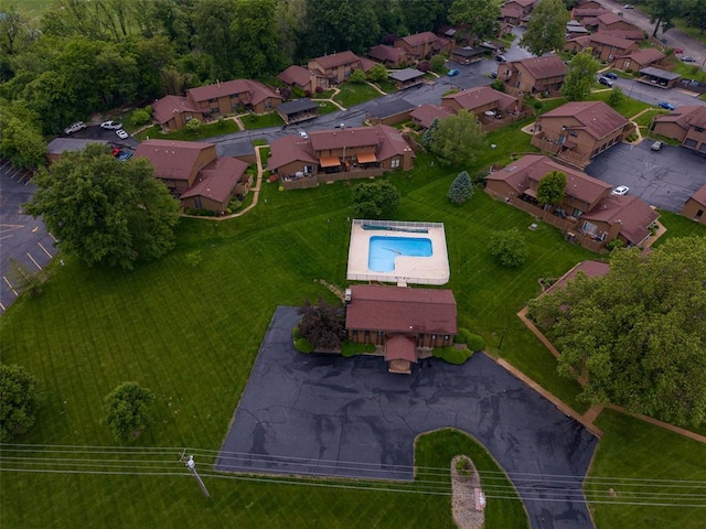 1404 Hampton Ct, Belleville, IL 62223 - aerial view of property and surrounding area featuring nearby suburban area