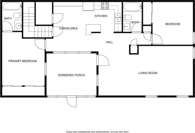 1404 Hampton Ct, Belleville, IL 62223 - floor plan / room layout