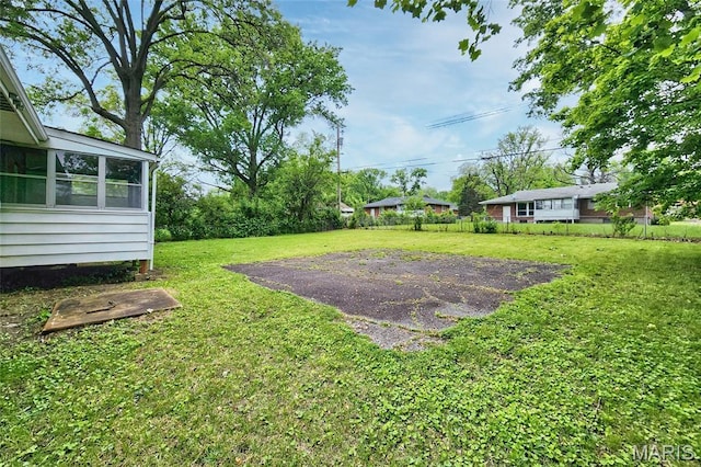 1321 Highmont Dr, Saint Louis, MO 63135 - view of yard with a sunroom