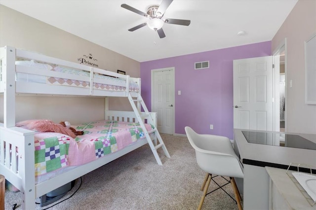 5 The Crossings Ct, Ofallon, MO 63366 - bedroom featuring light carpet, ceiling fan, and baseboards