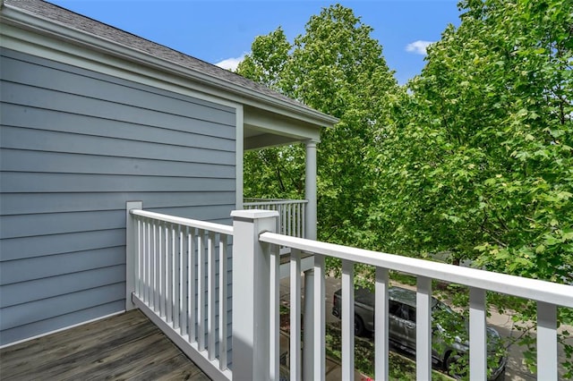 3481 New Town Lake Dr, Saint Charles, MO 63301 - view of wooden terrace