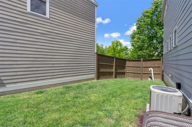3481 New Town Lake Dr, Saint Charles, MO 63301 - view of yard with central AC unit
