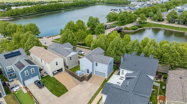 3481 New Town Lake Dr, Saint Charles, MO 63301 - aerial view of residential area featuring a nearby body of water