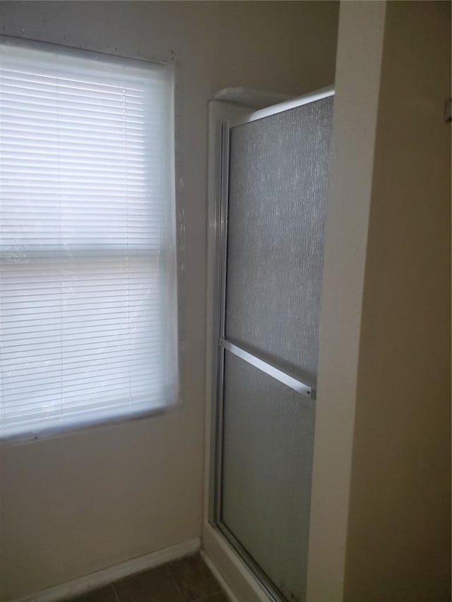 768 Leon St, Cahokia, IL 62206 - full bath featuring a stall shower and tile patterned flooring