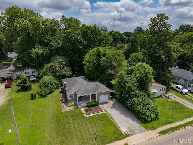 6446 Old Collinsville Rd, Ofallon, IL 62269 - view from above of property