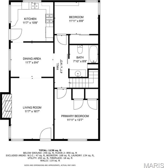 6446 Old Collinsville Rd, Ofallon, IL 62269 - view of property floor plan