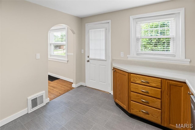 6446 Old Collinsville Rd, Ofallon, IL 62269 - doorway to outside with healthy amount of natural light and arched walkways