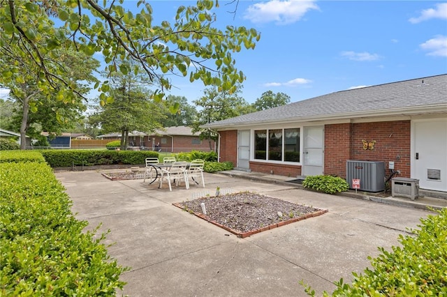 814 Pardee Rd, Godfrey, IL 62035 - view of patio / terrace featuring central air condition unit