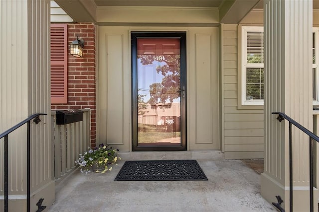 1491 Bobolink Pl, Brentwood, MO 63144 - property entrance featuring brick siding