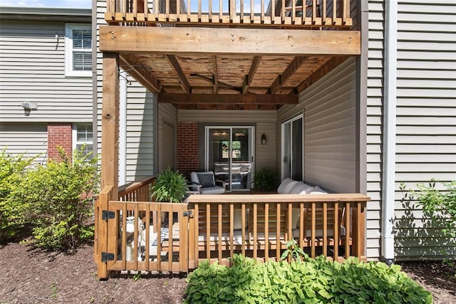 1491 Bobolink Pl, Brentwood, MO 63144 - view of wooden deck