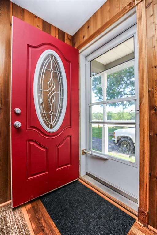 6195 Cedar Springs Rd, Cedar Hill, MO 63016 - entrance foyer with dark wood-type flooring
