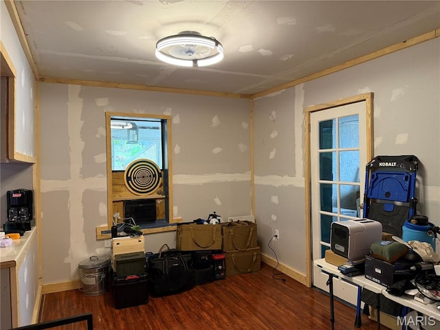 929 Race St, Thayer, MO 65791 - office space featuring wood finished floors and baseboards