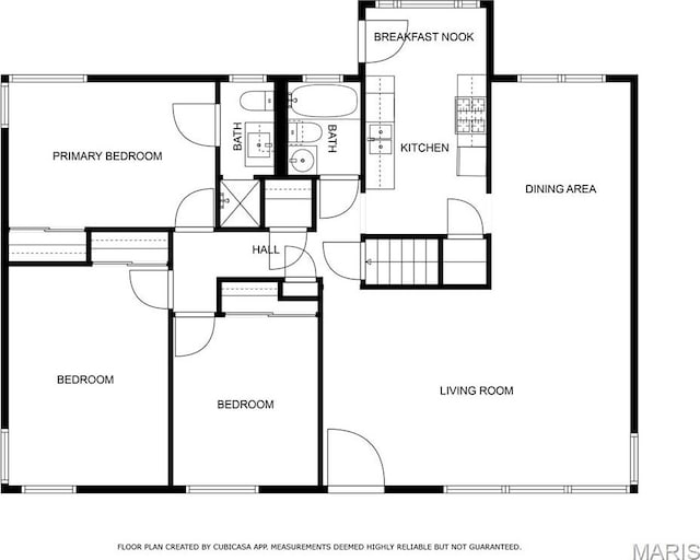 7448 Ahern Ave, Saint Louis, MO 63130 - view of property floor plan