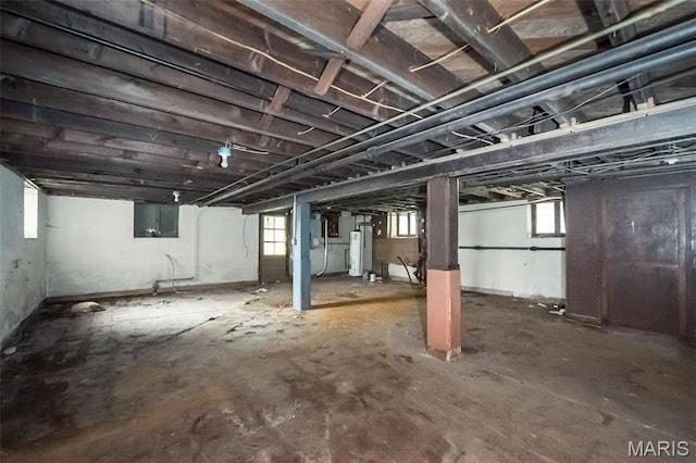 4545 Alice Ave, Saint Louis, MO 63115 - basement with gas water heater