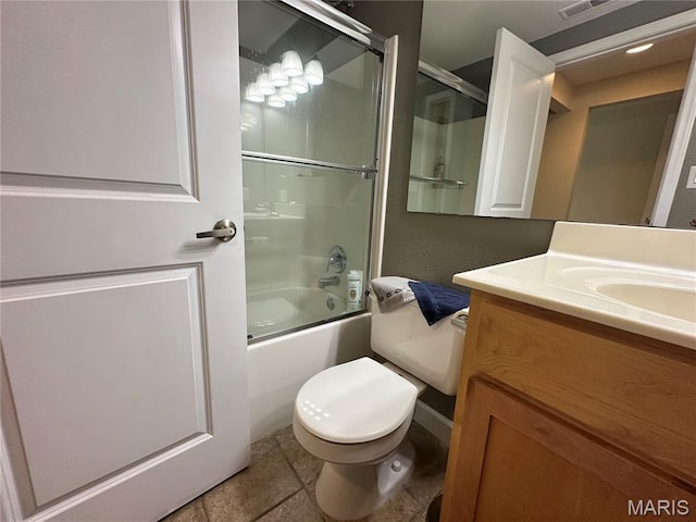 5330 Pershing Ave Unit 402, Saint Louis, MO 63112 - full bath with toilet, vanity, and shower / bath combination with glass door
