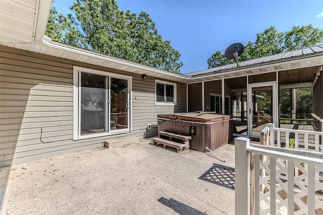 21509 Rockwell Dr, Lebanon, MO 65536 - view of patio / terrace featuring a hot tub