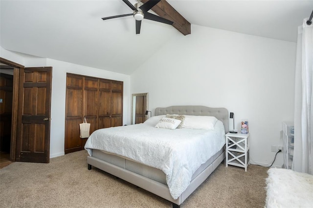 4 Aken Ct, Saint Peters, MO 63376 - bedroom with light carpet, a closet, ceiling fan, and baseboards