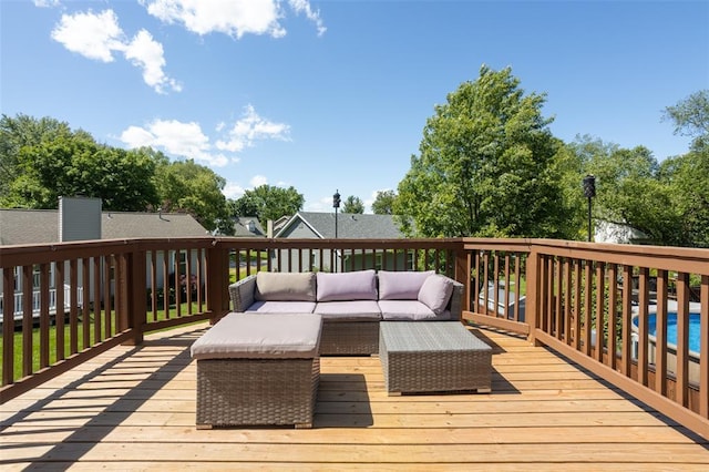 4 Aken Ct, Saint Peters, MO 63376 - wooden terrace with an outdoor hangout area
